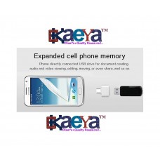 OkaeYa Micro USB On-The-Go OTG Adapter For Smartphones (Black)